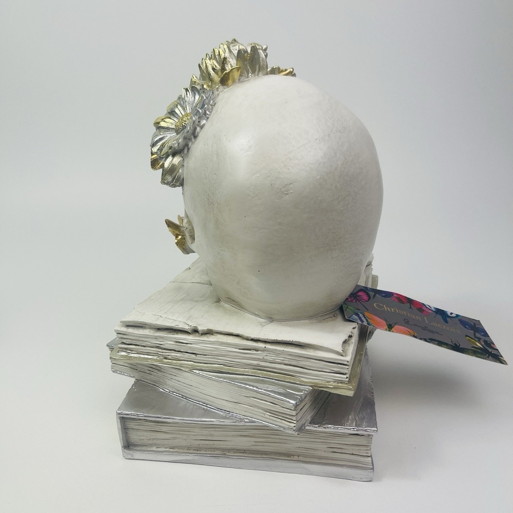 Christian Lacroix Skull Skeleton Head On Old Books Halloween Spooky 2025 Collect - Picture 3 of 16